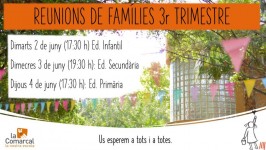 La Comarcal Reunions de famílies 3r Trimestre