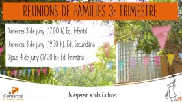 La Comarcal Reunions famílies 3r trimestre curs 2025-2026
