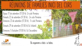Reunions de famílies inici curs 2627